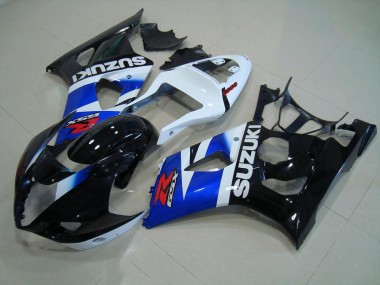 Noir Bleu Blanc Carénage Moto Suzuki GSXR 1000 K3 2003-2004