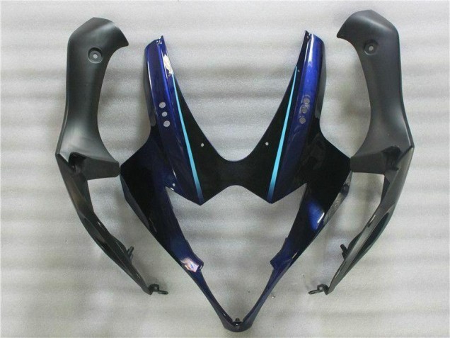 Noir Bleu Blanc Carénage Moto Suzuki GSXR 1000 K5 2005-2006 Noir Bleu Blanc Carénage Moto Suzuki GSXR 1000 K5 2005-2006