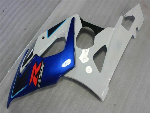Noir Bleu Blanc Carénage Moto Suzuki GSXR 1000 K5 2005-2006 Noir Bleu Blanc Carénage Moto Suzuki GSXR 1000 K5 2005-2006