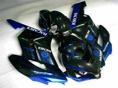 Noir Bleu Carénage Moto Honda CBR 1000 RR 2004-2005