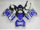 Noir Bleu Carénage Moto Kawasaki EX250 2008-2012 Noir Bleu Carénage Moto Kawasaki EX250 2008-2012