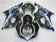 Noir Bleu Carénage Moto Suzuki GSXR 1000 K3 2003-2004 Noir Bleu Carénage Moto Suzuki GSXR 1000 K3 2003-2004