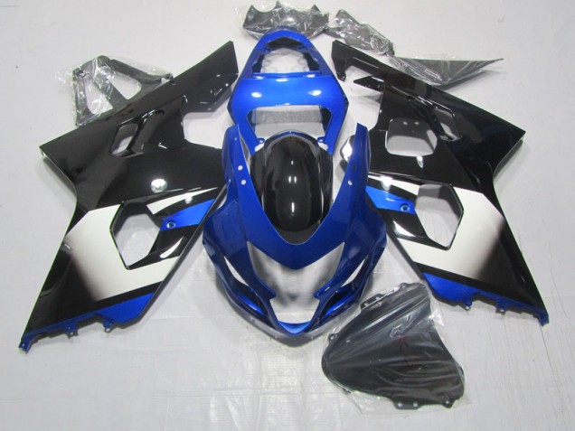 Noir Bleu Carénage Moto Suzuki GSXR 600 K4 2004-2005