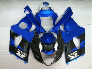 Noir Bleu Carénages Moto Suzuki GSXR 1000 K3 2003-2004