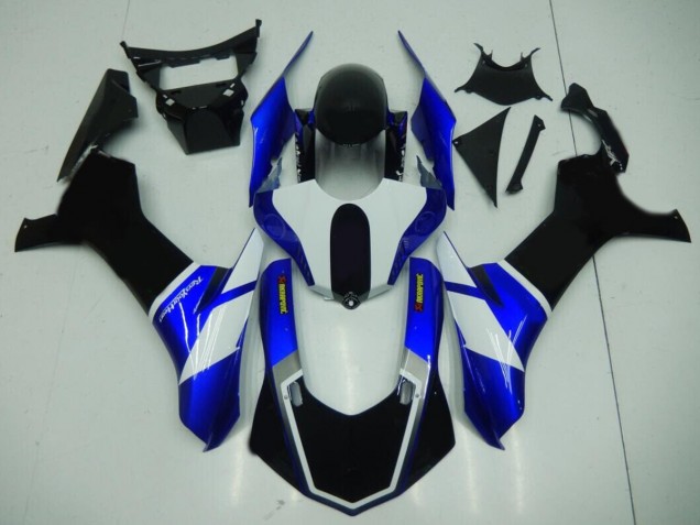 Noir Bleu Carénages Moto Yamaha R1 2015-2019 Noir Bleu Carénages Moto Yamaha R1 2015-2019