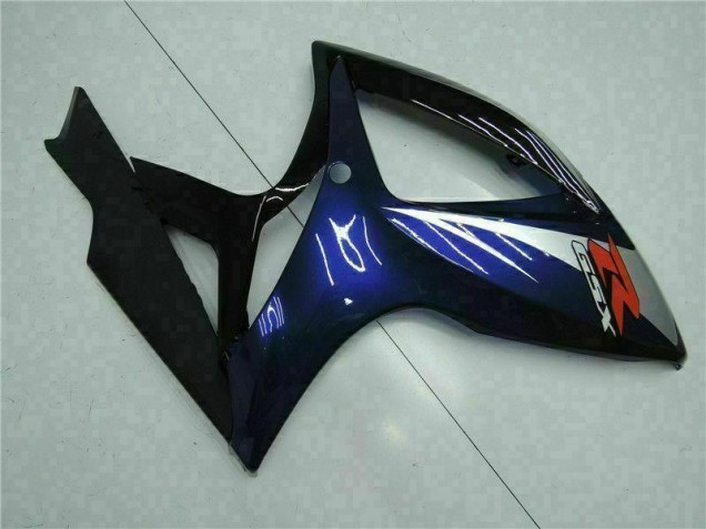 Noir Bleu Carrosserie Moto Suzuki GSXR 600 / 750 K6 2006-2007 Noir Bleu Carrosserie Moto Suzuki GSXR 600 / 750 K6 2006-2007