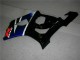 Noir Bleu Kit Carénages Motos Complet Suzuki GSXR 1000 K3 2003-2004 Noir Bleu Kit Carénages Motos Complet Suzuki GSXR 1000 K3 2003-2004