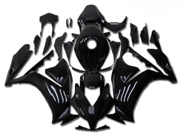 Noir Brillant Carénage Moto Honda CBR 1000 RR 2012-2016 Noir Brillant Carénage Moto Honda CBR 1000 RR 2012-2016