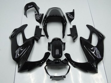 Noir Brillant Carénage Moto Honda VTR 1000 F 1997-2005