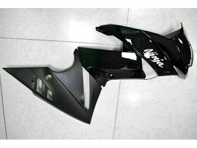 Noir Brillant Carénage Moto Kawasaki EX650 2009-2011 Noir Brillant Carénage Moto Kawasaki EX650 2009-2011