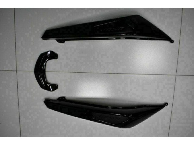 Noir Brillant Carénage Moto Kawasaki EX650 2009-2011 Noir Brillant Carénage Moto Kawasaki EX650 2009-2011