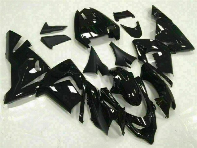 Noir Brillant Carénage Moto Kawasaki ZX10R 2003-2005 Noir Brillant Carénage Moto Kawasaki ZX10R 2003-2005