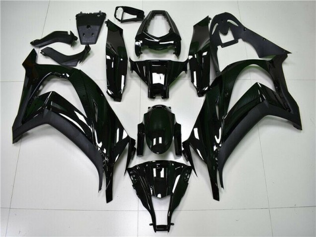 Noir Brillant Carénage Moto Kawasaki ZX10R 2011-2015 Noir Brillant Carénage Moto Kawasaki ZX10R 2011-2015