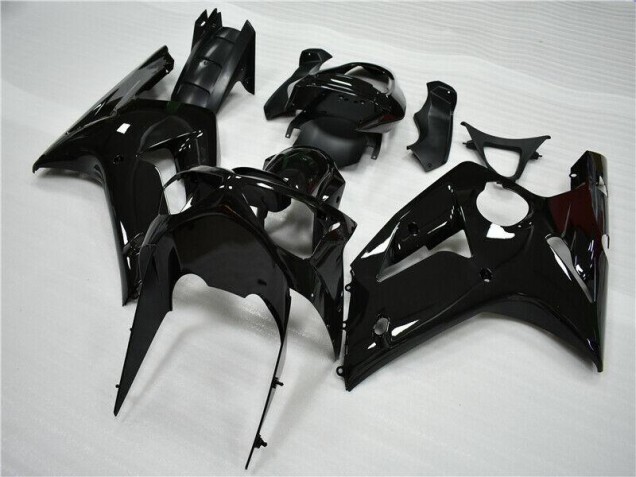 Noir Brillant Carénage Moto Kawasaki ZX6R 2003-2004 Noir Brillant Carénage Moto Kawasaki ZX6R 2003-2004
