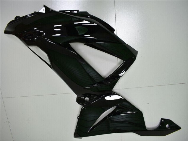 Noir Brillant Carénage Moto Kawasaki ZX6R 2013-2018 Noir Brillant Carénage Moto Kawasaki ZX6R 2013-2018