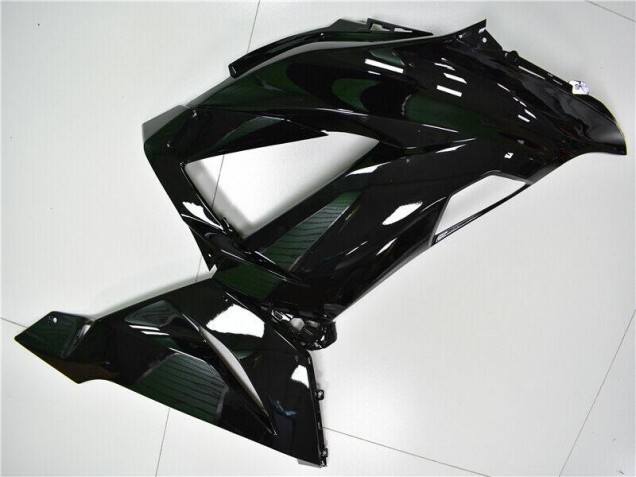 Noir Brillant Carénage Moto Kawasaki ZX6R 2013-2018 Noir Brillant Carénage Moto Kawasaki ZX6R 2013-2018