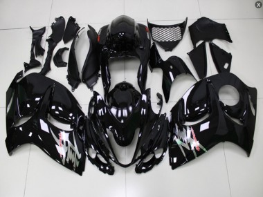 Noir Brillant Carénage Moto Suzuki GSXR 1300 Hayabusa 2008-2019