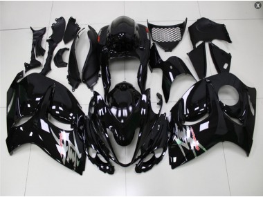 Noir Brillant Carénage Moto Suzuki GSXR 1300 Hayabusa 2008-2019