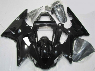 Noir Brillant Carénage Moto Yamaha R1 2000-2001