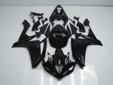 Noir Brillant Carénage Moto Yamaha R1 2007-2008