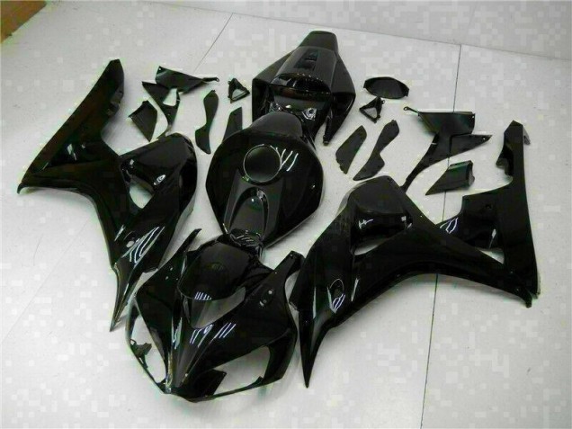 Noir Brillant Carénages Moto Honda CBR 1000 RR 2006-2007 Noir Brillant Carénages Moto Honda CBR 1000 RR 2006-2007