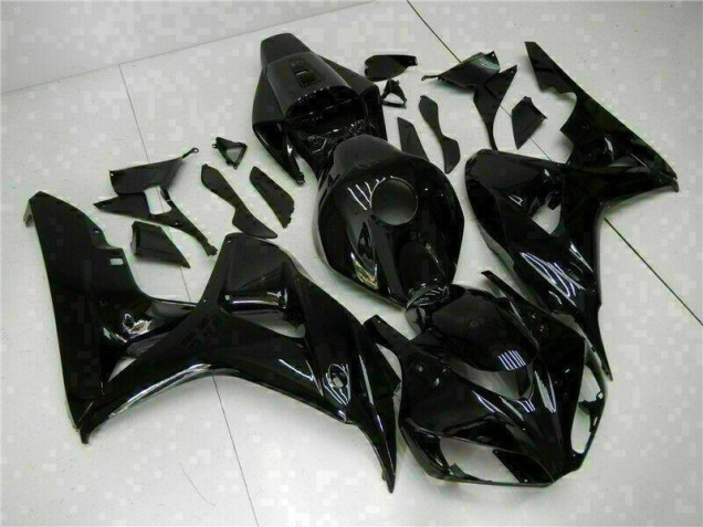 Noir Brillant Carénages Moto Honda CBR 1000 RR 2006-2007 Noir Brillant Carénages Moto Honda CBR 1000 RR 2006-2007