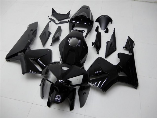 Noir Brillant Carénages Moto Honda CBR 600 RR 2005-2006 Noir Brillant Carénages Moto Honda CBR 600 RR 2005-2006