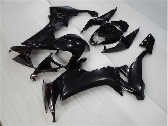 Noir Brillant Carénages Moto Kawasaki ZX10R 2008-2010 Noir Brillant Carénages Moto Kawasaki ZX10R 2008-2010