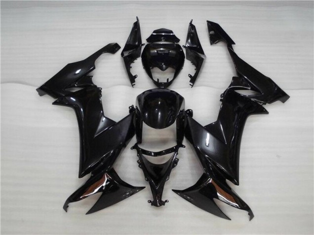 Noir Brillant Carénages Moto Kawasaki ZX10R 2008-2010 Noir Brillant Carénages Moto Kawasaki ZX10R 2008-2010