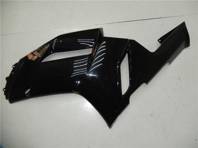 Noir Brillant Carénages Moto Kawasaki ZX6R 2007-2008 Noir Brillant Carénages Moto Kawasaki ZX6R 2007-2008