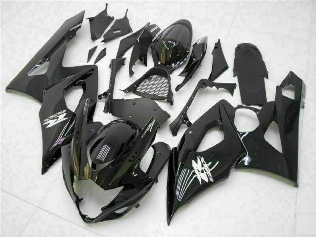 Noir Brillant Carénages Moto Suzuki GSXR 1000 K5 2005-2006 Noir Brillant Carénages Moto Suzuki GSXR 1000 K5 2005-2006