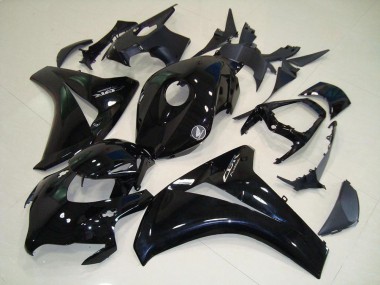 Noir Brillant Chrome Décalque Carénage Moto Honda CBR 1000 RR 2008-2011