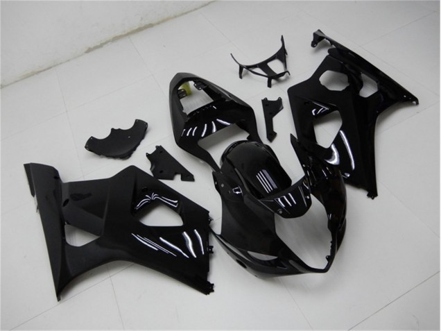 Noir Brillant Kit Carénages Motos Complet Suzuki GSXR 1000 K3 2003-2004 Noir Brillant Kit Carénages Motos Complet Suzuki GSXR 1000 K3 2003-2004