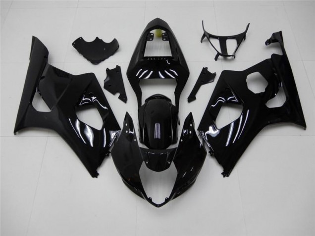 Noir Brillant Kit Carénages Motos Complet Suzuki GSXR 1000 K3 2003-2004 Noir Brillant Kit Carénages Motos Complet Suzuki GSXR 1000 K3 2003-2004