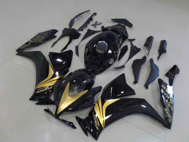 Noir Brillant Or Décalque Carénage Moto Honda CBR 1000 RR 2012-2016 Noir Brillant Or Décalque Carénage Moto Honda CBR 1000 RR 2012-2016