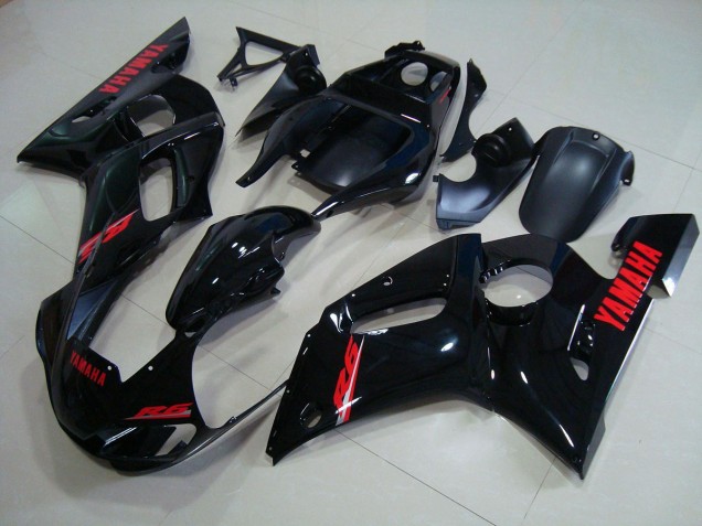 Noir Brillant Rouge Décalque Carénages Moto Yamaha R6 1998-2002 Noir Brillant Rouge Décalque Carénages Moto Yamaha R6 1998-2002