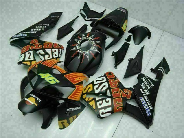 Noir Carénage Moto ABS Honda CBR 600 RR 2005-2006 Noir Carénage Moto ABS Honda CBR 600 RR 2005-2006