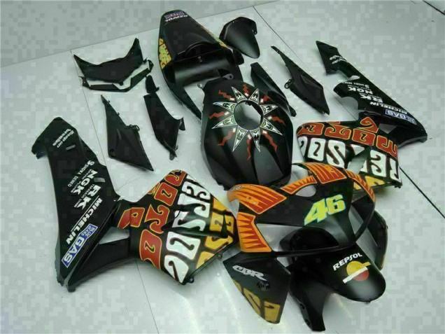 Noir Carénage Moto ABS Honda CBR 600 RR 2005-2006 Noir Carénage Moto ABS Honda CBR 600 RR 2005-2006
