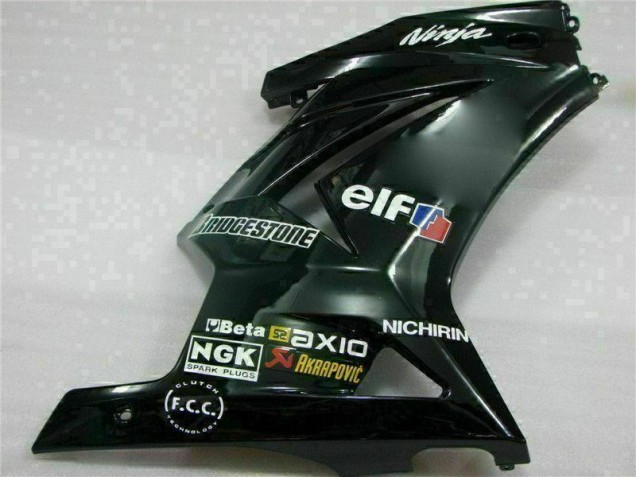 Noir Carénage Moto Kawasaki EX250 2008-2012 Noir Carénage Moto Kawasaki EX250 2008-2012