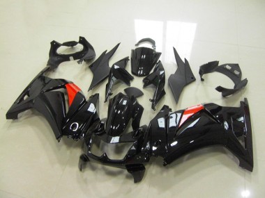 Noir Carénage Moto Kawasaki ZX 250R 2008-2012