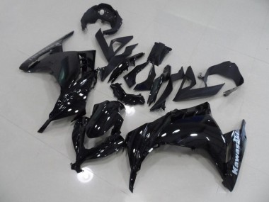 Noir Carénage Moto Kawasaki ZX 300R 2013-2016