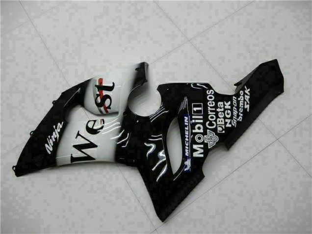 Noir Carénage Moto Kawasaki ZX6R 2005-2006 Noir Carénage Moto Kawasaki ZX6R 2005-2006