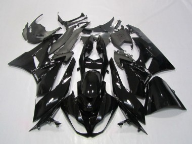 Noir Carénage Moto Kawasaki ZX6R 2009-2012