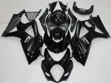 Noir Carénage Moto Suzuki GSXR 1000 K7 2007-2008
