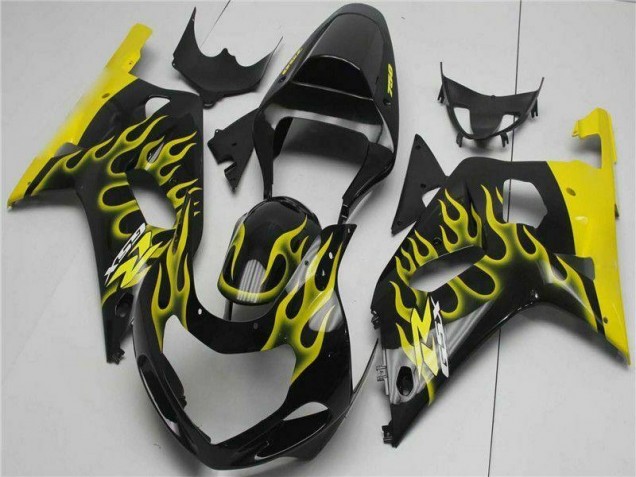 Noir Carénage Moto Suzuki GSXR 600 / 750 K1 K2 K3 2001-2003 Noir Carénage Moto Suzuki GSXR 600 / 750 K1 K2 K3 2001-2003