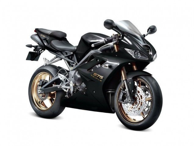 Noir Carénage Moto Triumph Daytona 675 Triple 2009-2012 Noir Carénage Moto Triumph Daytona 675 Triple 2009-2012