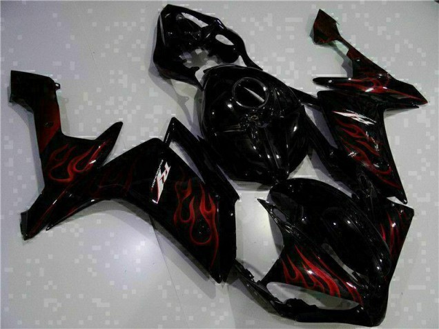 Noir Carénage Moto Yamaha R1 2007-2008 Noir Carénage Moto Yamaha R1 2007-2008