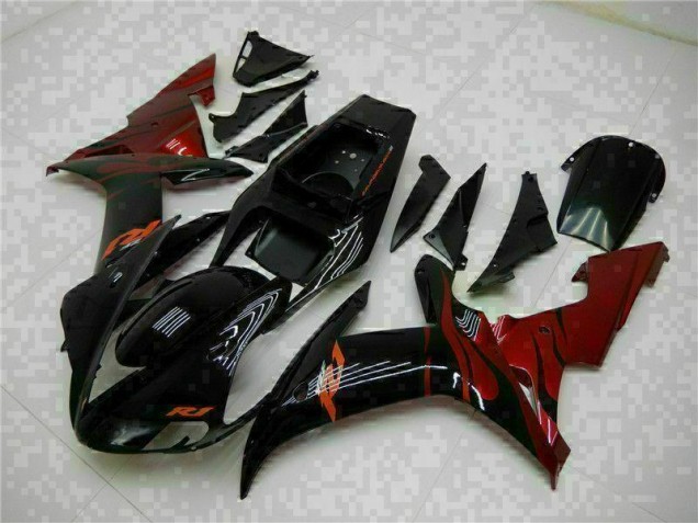 Noir Carénages ABS Yamaha R1 2002-2003 Noir Carénages ABS Yamaha R1 2002-2003