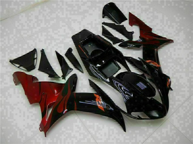 Noir Carénages ABS Yamaha R1 2002-2003 Noir Carénages ABS Yamaha R1 2002-2003