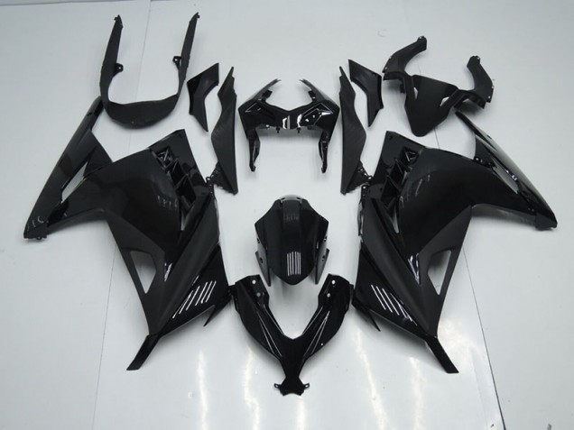 Noir Carénages Moto Kawasaki ZX 300R 2013-2016 Noir Carénages Moto Kawasaki ZX 300R 2013-2016